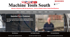 Desktop Screenshot of machinetoolssouth.com